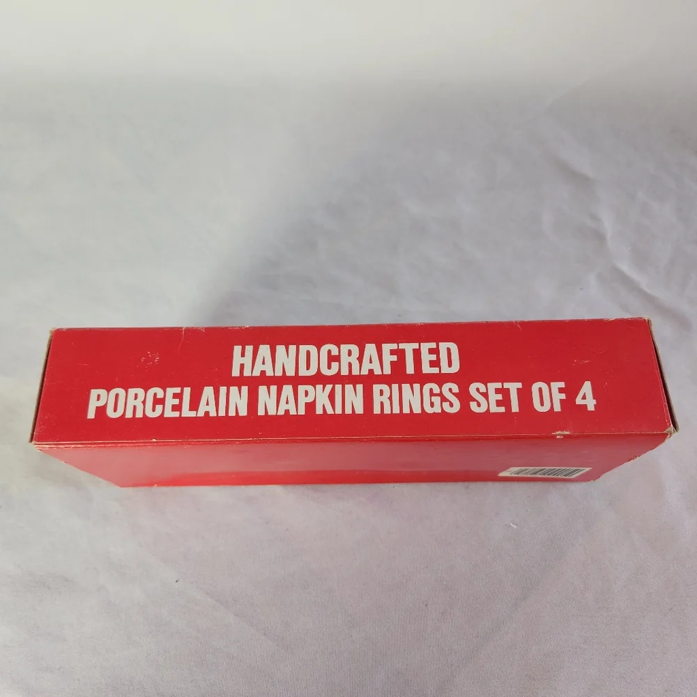Vintage Artmark Christmas Napkin Rings